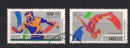 Allemagne Bund Germany 1989 Yvertn° 1240-1241 (°) Oblitéré Cote 8,50 € Sport - Oblitérés