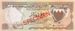 Bahrain ¼ Dinar 1978 Uns Specimen Pn CS2 - Bahrain