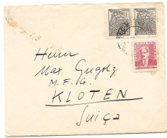 279 - 29 - Enveloppe Envoyée Du Brésil En Suisse - Storia Postale