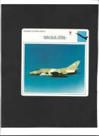 Fiches Illustrées Avions   **  URSS ** Intercepteur De Défense Aérienne  ** Sukhoi Su-22 (Fitter) - Flugzeuge