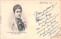 Famille Royale - I K Hobeit Frau Erbgrossherzogin Von Luxembourg - Carte Postale Ancienne - Familias Reales