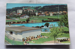 Cpm 1969, Porrentruy, Piscine Et Vue Générale, Suisse - JU Jura