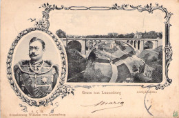 Famille Royale - SKH Grossherzog Wilhelm Von Luxemburg - Gruss Aus Luxemburg - Carte Postale Ancienne - Königshäuser