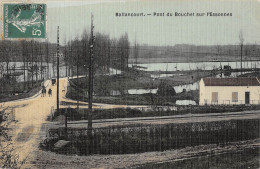 CPA 91 BALLANCOURT / PONT DU BOUCHET SUR L'ESSONNES / Cpa Toilée - Ballancourt Sur Essonne