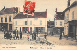 CPA 91 BALLANCOURT / PLACE DU MARCHE / ENFANTS - Ballancourt Sur Essonne