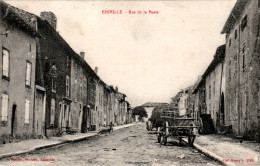 Einville-au-Jard Canton De Lunéville-Nord Rue De La Poste Meurthe-et-Moselle 54370 Dos Vert Cpa Ecrite Au Dos En 1917 - Other & Unclassified