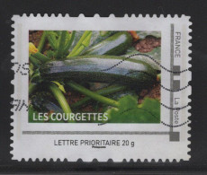 Timbre Personnalise Oblitere - Lettre Prioritaire 20g - Les Courgettes - Usados