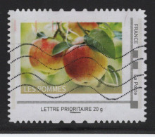 Timbre Personnalise Oblitere - Lettre Prioritaire 20g - Les Pommes - Usados