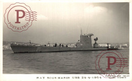 USS RAY  Submarino Submarine SOUS MARINE - Submarines