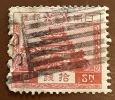 Japan 1937 Building 10sen - Used - Used Stamps