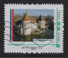 Timbre Personnalise Oblitere - Lettre Verte 20g - Le Pechereau - Usados