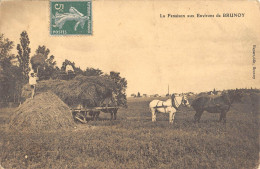 CPA 91 LA FENAISON AUX ENVIRONS DE BRUNOY / SCENE DE FENAISON / AGRICULTURE - Andere & Zonder Classificatie