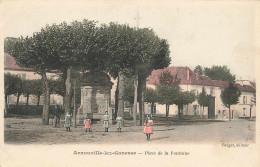 95 - VAL D'OISE - ARNOUVILLE-LEZ-GONESSE - Place De La Fontaine - Colorisée - Animation - 10362 - Arnouville Les Gonesses