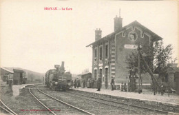 95 - VAL D'OISE - BRAY-ET-LÙ - La Gare - Superbe - 10441 - Bray-et-Lû