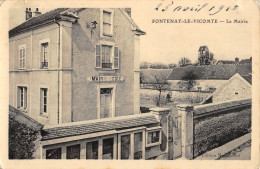 CPA 91 FONTENAY LE VICOMTE / MAIRIE / ECOLE - Sonstige & Ohne Zuordnung