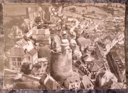 BOURBON-L'ARCHAMBAULT (03).VUE AERIENNE.RUINES CHATEAU.NON CIRCULE.PHOTO VERITABLE.TBE. - Bourbon L'Archambault