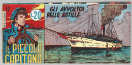 M246> IL PICCOLO CAPITANO - Tomasina - N° 12 < Gli Avvoltoi Delle Antille > 22 GENNAIO 1955 - Prime Edizioni