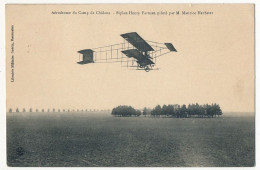 CPA - FRANCE - AVIATION - Aérodrome Du Camp De Châlons - Biplan André Farman Piloté Par M. Maurice Herbster - ....-1914: Vorläufer