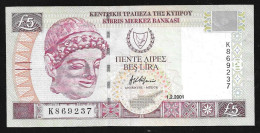 Cyprus  5 Pounds 1.2.2001 High Grade! - Cyprus