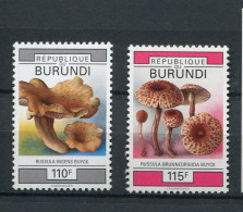 Burundi - 1993 - OCB 1027-1028 - MNH ** - Paddestoelen Champignons Fungi Mushrooms Flora  - Cv € 12,50 - Nuevos