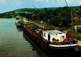 CPM - RIBECOURT - Le Canal (Péniche B.Plan) - Edition La Cigogne - Ribecourt Dreslincourt