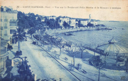 St Raphaël * Vue Sur Le Boulevard Félix Martin Et Le Kiosque à Musique - Saint-Raphaël