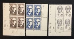 109 VR, SOUTH AFRICA, **Mint Grouped Strips , « NICOLAES DIEDERICHS », « JAN SMUTS », 1975 - Ungebraucht