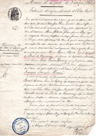 Certificat Naissance De De Boisé De Courcenay François Stanislas Honoré Vierzon ( Cher ) 1er Mars 1843 - Manuscritos