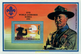 345497 MNH MONGOLIA 1992 17 JAMBOREE EN COREA DEL SUR. 18 JAMBOREE EN HOLANDA - Mongolie