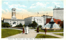 RHODE ISLAND PROVIDENCE CENTRAL FIRE STATION AND POST OFFICE - Providence