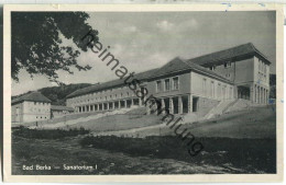 Bad Berka - Sanatorium I - Foto-Ansichtskarte - Verlag Richard Zieschank Rudolstadt - Bad Berka