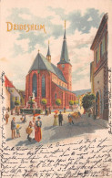 Allemagne - DEIDESHEIM - Kirche - Litho - Précurseur Voyagé 1902 (voir Les 2 Scans) - Deidesheim