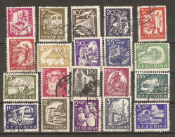 Roumanie 1960 - Métiers - Série Complète° -1690/1709 - Industrie - Ecoles - Hopitaux - Sports - Transports - Agriculture - Vrac (max 999 Timbres)