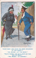 HUMOUR - Pauvre Monsieur à La Pipe S'est Fait Mal Aux Fesses - Donald Mc Gill - Carte Postale Ancienne - Humour