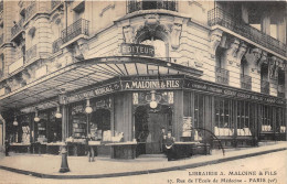 PARIS-75006- LIBRAIRIE A. MALOINE ET FILS- 27 RUE DE L'ECOLE DE MEDECINE - Arrondissement: 06