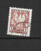 POLOGNE " N°144 " TAXE - Impuestos