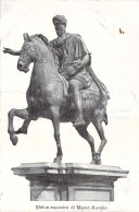 SCULPTURE - Statua Equestre Di Marco Aurelio - Carte Postale Ancienne - Sculture