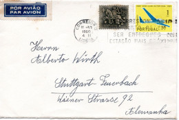 64705 - Portugal - 1960 - 2$5o Ritter MiF A LpBf LISBOA - ... -> Westdeutschland - Storia Postale
