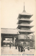 Japon - Five Storied Tower Of Shitennoji Temple - Animé - Carte Postale Ancienne - Osaka