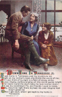 ETATS UNIS - Down Home In Tenessee - Homme En Costume Récite Un Poème à Sa Famille - Carte Postale Ancienne - Andere & Zonder Classificatie