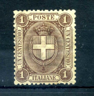 1896-97 REGNO N.65 MNH ** 1 Centesimo Bruno - Mint/hinged