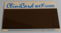 UK - BT - CliniCard - CXWMS - Medical Trial - Dela Standard - With Control Number - R - Other & Unclassified