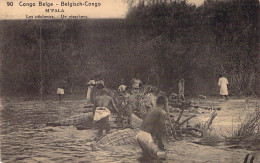 CONGO BELGE - M'PALA - Les Pêcheurs - Carte Postale Ancienne - Belgian Congo