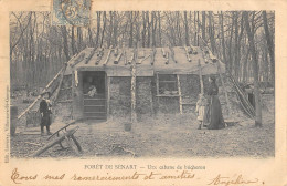 CPA 91 FORET DE SENART / UNE CABANE DE BUCHERONS / METIER - Sénart