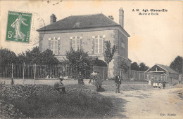 CPA 91 GIRONVILLE / MAIRIE / ECOLE - Autres & Non Classés