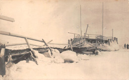 Delcampe - ¤¤   -  CANADA   -  QUEBEC   -  Carte-Photo D'un Pont Détruit Par Les Glaces      -   ¤¤ - Andere & Zonder Classificatie