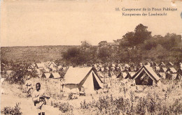 CONGO BELGE - Campement De La Force Publique  - Carte Postale Ancienne - Belgian Congo