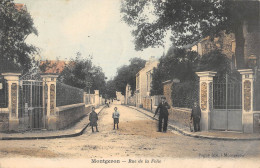 CPA 91 MONTGERON / RUE DE LA FOLIE - Montgeron