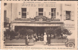 Lamastre - L'Hôtel Du Midi, Recommandé Par Le T.C.F. - On Mange Ailleurs ... On Dine Chez Barattero !!!! - Lamastre