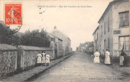 CPA 91 NOZAY / RUE DES CARRIERES DU GROS CHENE / Cpa Rare - Andere & Zonder Classificatie